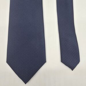 Puccini Hand Made Microfiber Tie Necktie Blue